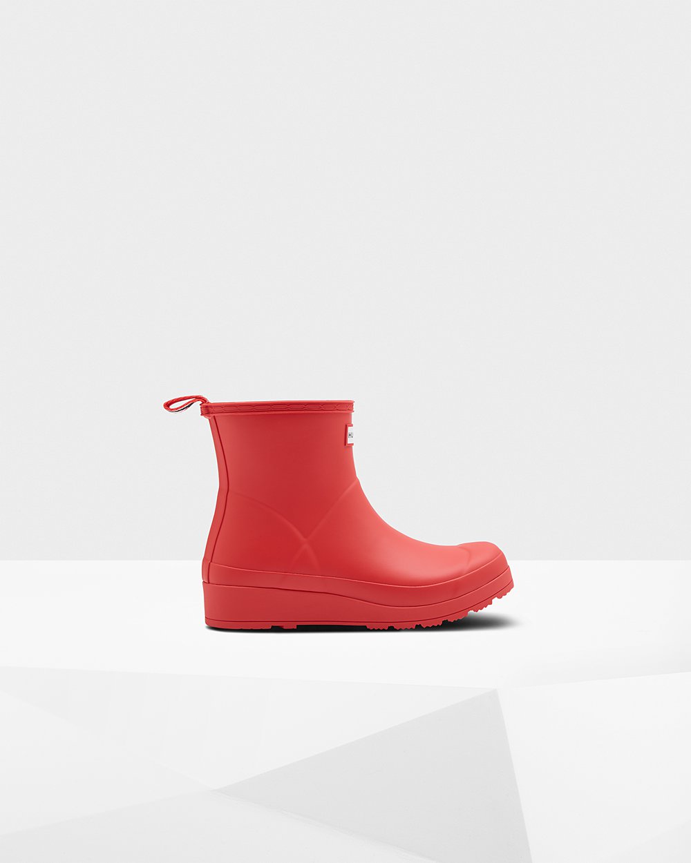 Hunter Original Short Rain For Women - Play Boots Red | India PSMRQ0591
